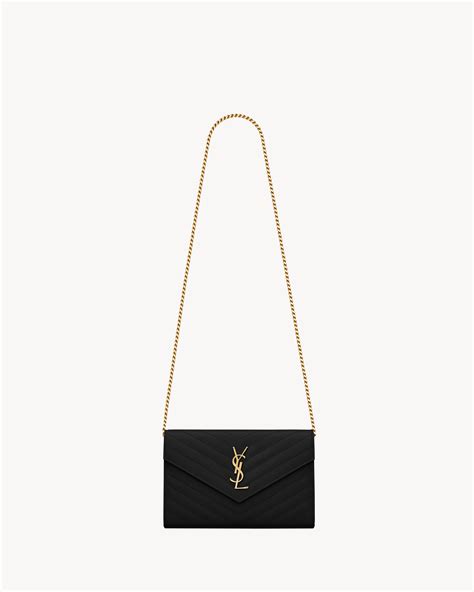 woc cassandre ysl|CASSANDRE ENVELOPE CHAIN WALLET IN .